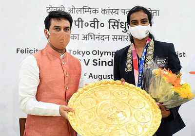 PV Sindhu a sporting icon and one of Indias greatest Olympians: Anurag Thakur